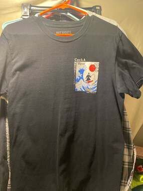 Riot Society Catch A Wave Grim Reaper Graphic T-Shirt